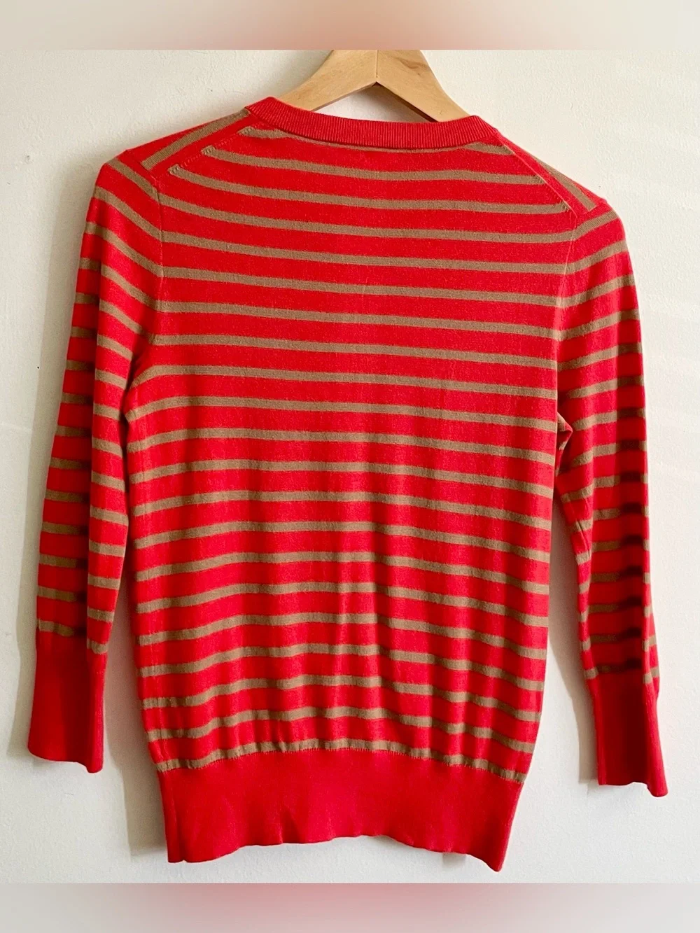 ❤️‍🔥 J. Crew Striped Button-Front Cardigan ❤️‍🔥
